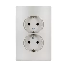 RHYME SOCKET (DOUBLE) WHITE METAL