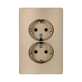 RHYME SOCKET (DOUBLE) CHAMPAGNE METAL
