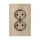 RHYME SOCKET (DOUBLE) CHAMPAGNE METAL