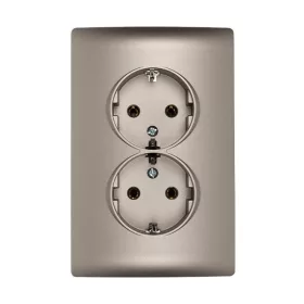 RHYME SOCKET (DOUBLE) GREY METAL