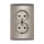 RHYME SOCKET (DOUBLE) GREY METAL