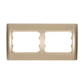 RHYME DOUBLE FRAME - CHAMPAGNE METAL