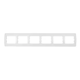 RHYME SIX-LIGHT FRAME - WHITE METAL