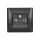RHYME TV+FM+SAT SOCKET GRAPHITE METAL