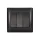 RHYME TRIPLE CHANDELIER SWITCH GRAPHITE METAL
