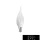 AIGOSTAR LED bulb CL37 E14 4W 3000K