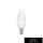 AIGOSTAR LED bulb C37 E14 7W 6400K