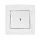 CITY ONE-BUTTON ONE-WAY SWITCH WITH INDICATOR LIGHT METAL WHITE