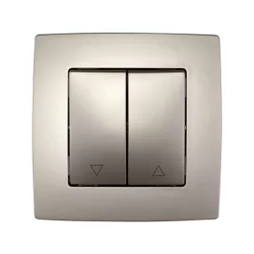 CITY SHUTTER SWITCH CHAMPAGNE METAL
