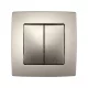 CITY SHUTTER SWITCH CHAMPAGNE METAL