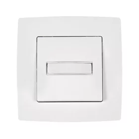 CITY DOOR SWITCH WITH LIGHT WHITE METALLIC