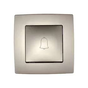 CITY DOORBELL SWITCH, CHAMPAGNE METAL