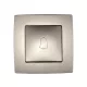 CITY DOORBELL SWITCH, CHAMPAGNE METAL