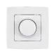 CITY DIMMER LED SWITCH (3-300W) WHITE METAL