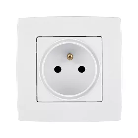 CITY FRENCH TYPE PLUG METAL WHITE