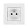CITY FRENCH TYPE PLUG METAL WHITE