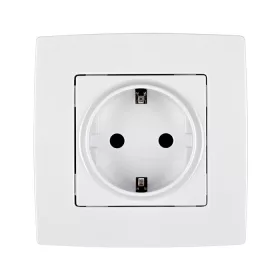 CITY GERMAN TYPE PLUG METAL WHITE 