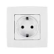CITY GERMAN TYPE PLUG METAL WHITE 