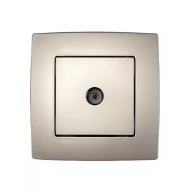 CITY TV SOCKET, CHAMPAGNE METAL