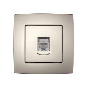 CITY COMPUTER SOCKET, CHAMPAGNE METAL