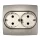 CITY GERMAN TYPE DOUBLE PLUG METALLIC SPARKLING 