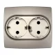 CITY GERMAN TYPE DOUBLE PLUG METALLIC SPARKLING 