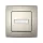 CITY DOOR SWITCH WITH LIGHT, CHAMPAGNE METAL