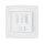 CITY MOTION SENSOR SWITCH 200W WHITE METAL