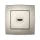 CITY HDMI SOCKET CHAMPAGNE METAL