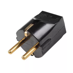 PLUG BAKELITE 1P 16A BLACK