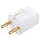 BAKELITE PLUG 1P 16A WHITE