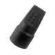 RUBBER PLUG 16A BLACK