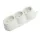 RUBBER PLUG 3-FLAT WIRING 16A WHITE