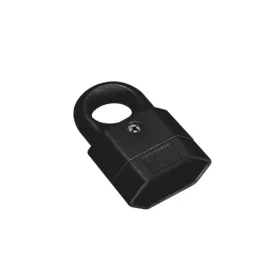 2-POLE PLUG 10A BLACK