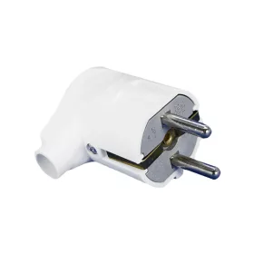 ELMARK ANGULAR SCHUKO PLUG 16А 2Р+Е WHITE