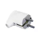 ELMARK ANGULAR SCHUKO PLUG 16А 2Р+Е WHITE