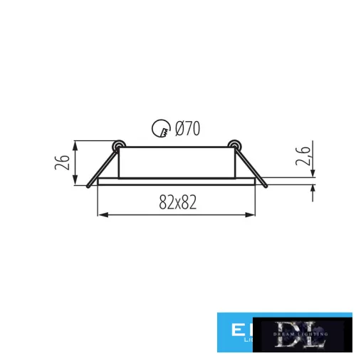 KANLUX DALLA CT-DTL50-B lamp MR16