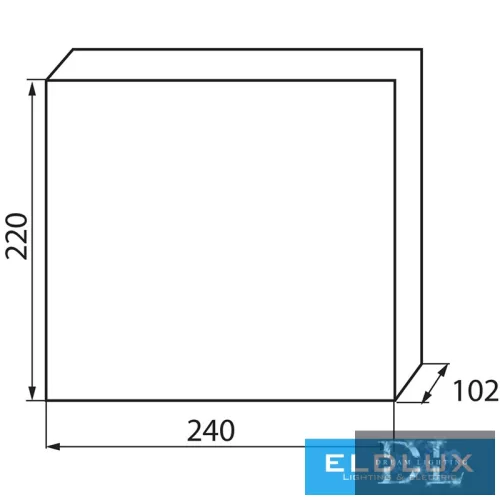 KANLUX KDB-F08T flush-mounted distribution box