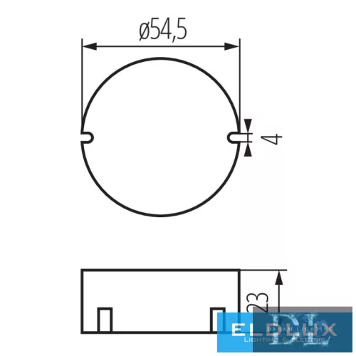 KANLUX CIRCO LED 12VDC 0-15W operation.
