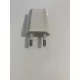 Universal USB (female) 5V 1A 5W tablet, phone charger, white (without cable!)