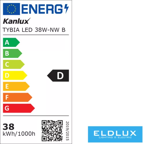KANLUX TYBIA LED 38W-NW B lamp