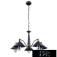 ELDLUX BELLA chandelier 5×E27 black