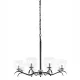 ELDLUX BELLA chandelier 8×E14 black