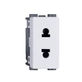 LECCE ITALIAN STANDARD MULTI SOCKET WHITE