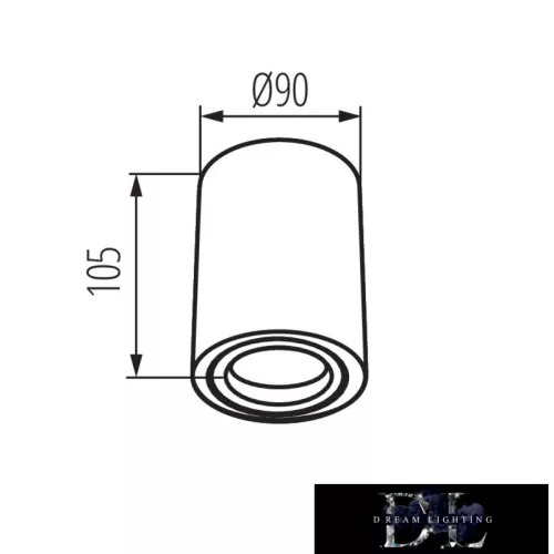 KANLUX TOLEO DTO50-B lamp GU10