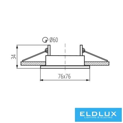 KANLUX ALOR DSL-B decorative frame SPOT