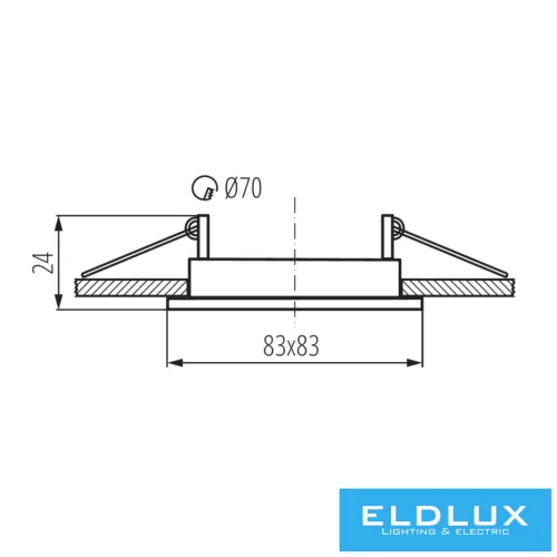 KANLUX ALOR DTL-W decorative frame SPOT