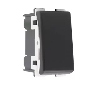 LECCE SINGLE POLE CROSS SWITCH, ANTHRACITE