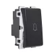 LECCE DOORBELL SWITCH ANTHRACITE