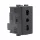 LECCE ITALIAN STANDARD MULTI SWITCH ANTHRACITE